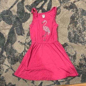 GAP Bright Pink Flamingo Dress
